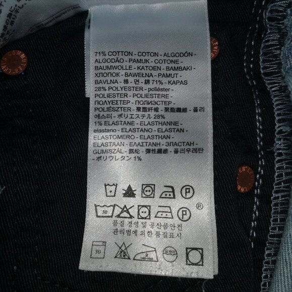 Levi's 511 Commuter Unisex Coolmax 2 Way Stretch Lt Wash Blue Jeans - Picture 9 of 16